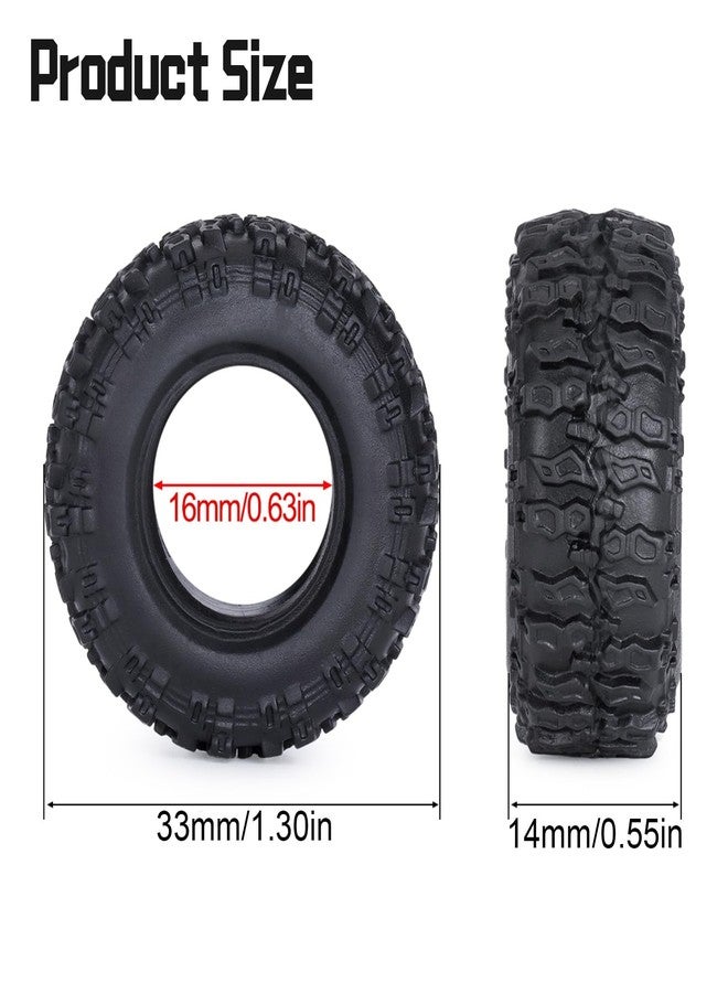 HobbyPark 33x14mm 0.7" Tires with Foam Inserts for 1/30 Axial SCX30 Redcat Ascent-32 1/30 1/32 RC Crawler - Image 2