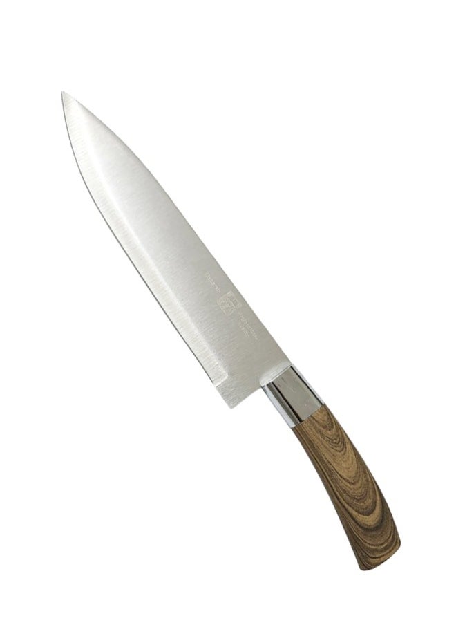 Generic - Chef Knife Brown/Silver 32.2 cm - Image 1
