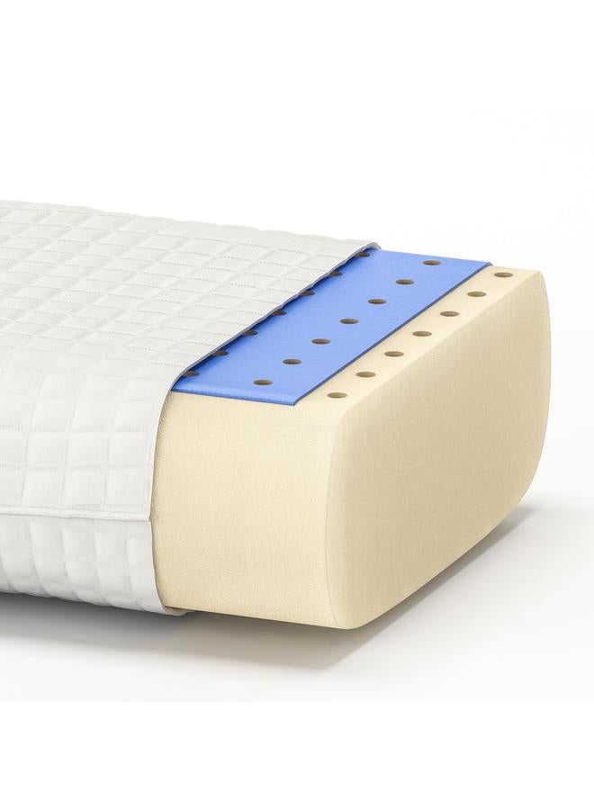 erorex Ergonomic pillow, side/back sleeper, 41x70 cm - Image 3