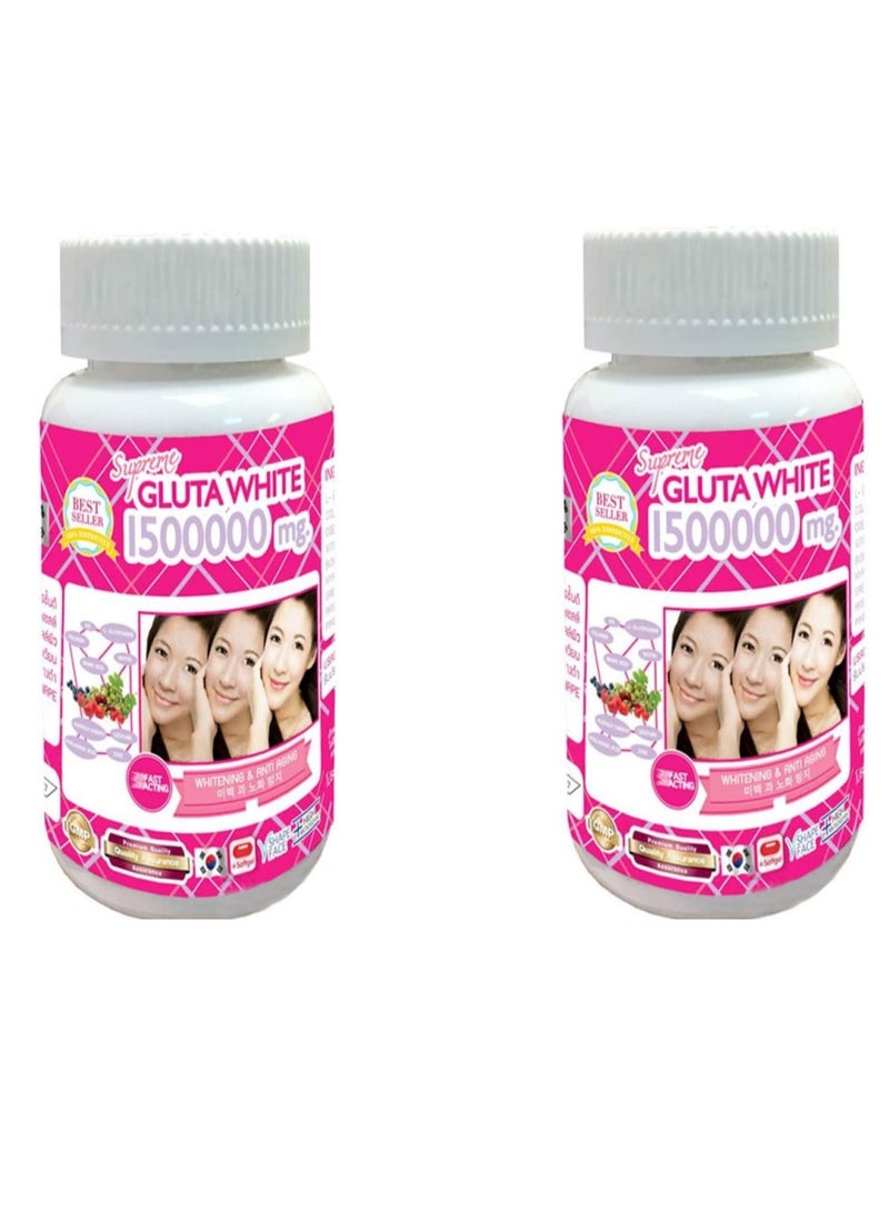 Korean whitening pills Gluta White (pack of 2)
