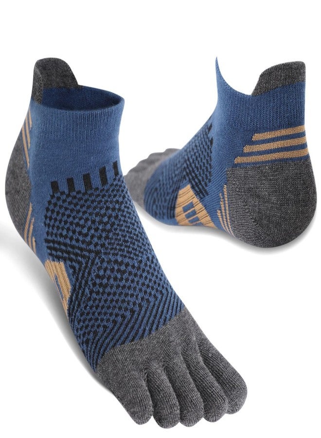 ABTRAV Men's Toe Socks Cotton Athletic Socks No Show Five Finger Sports Socks Arch Support Ankle Socks 6-9/9-12 - Image 3