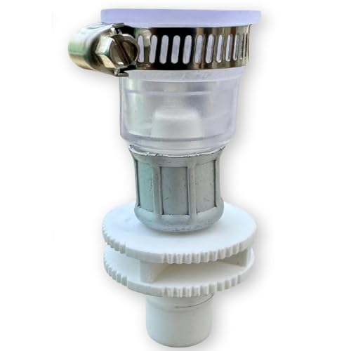 DEXURIES Fully Automatic Washing Machine Inlet/Inflow Hose pipe Connector Tap Connector/Adapter with Clamp (Pack of 2) - Image 1