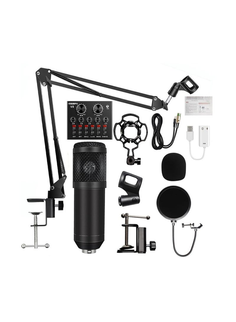 Adjustable Recording Condenser Microphone with Kit V8. - Image 2