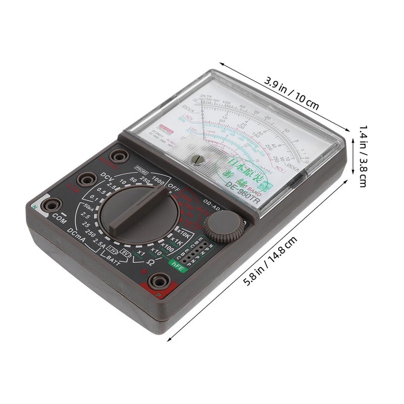 Portable Analog Multimeter Manual Range Selection High Precision Voltage Resistance Tester - Image 3