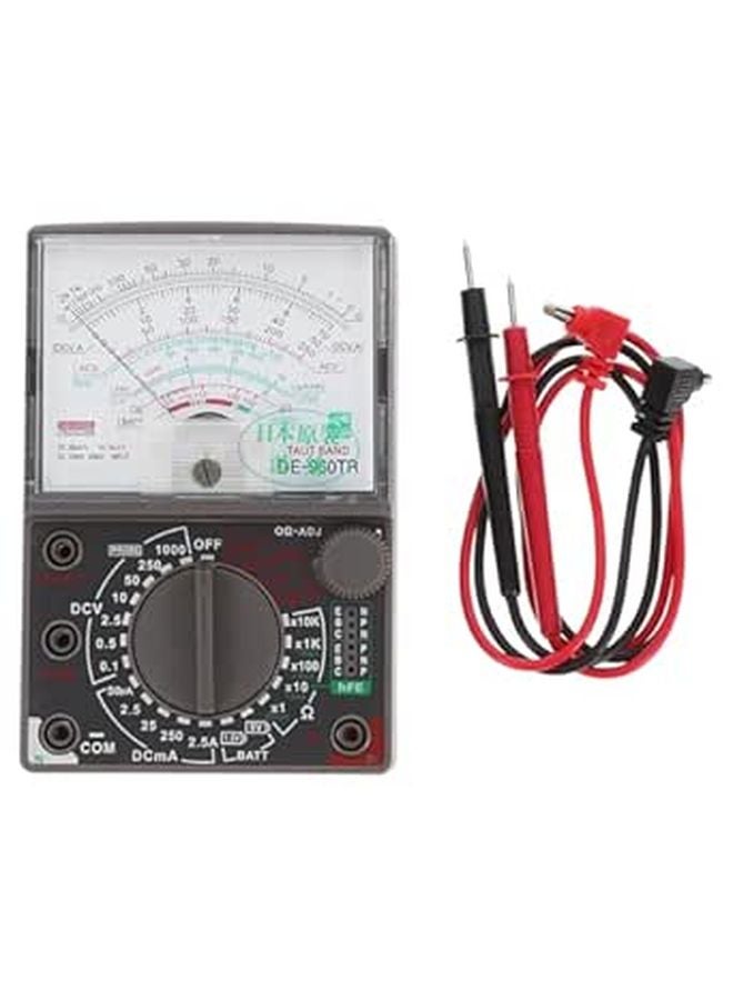 Portable Analog Multimeter Manual Range Selection High Precision Voltage Resistance Tester - Image 1