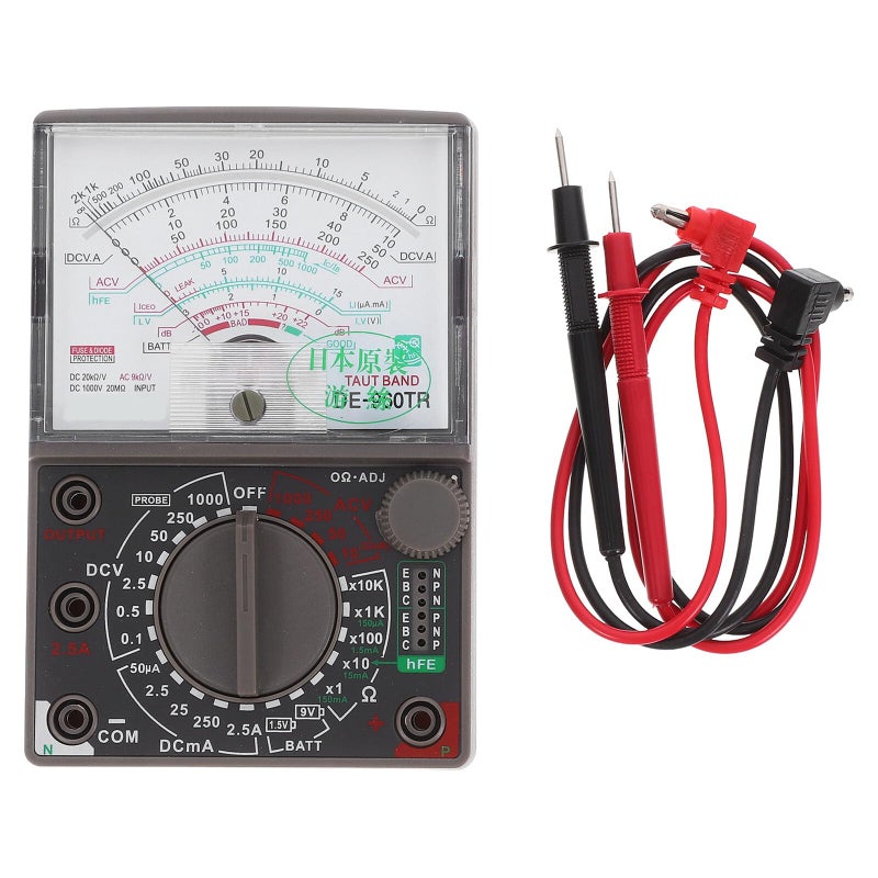 Portable Analog Multimeter Manual Range Selection High Precision Voltage Resistance Tester - Image 2