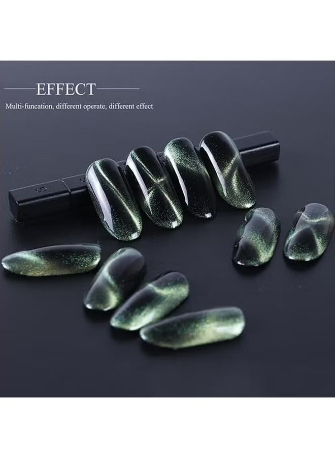 3pcs Nail Magnet Cat Eye Magnet for Nails, Magnetic Gel Nail Polish, Double-Head Nail Magnets Wand, Magic Stronger Magnet Stick Manicure Tool for Cat Eye Gel Polish DIY Nail Art - Image 4