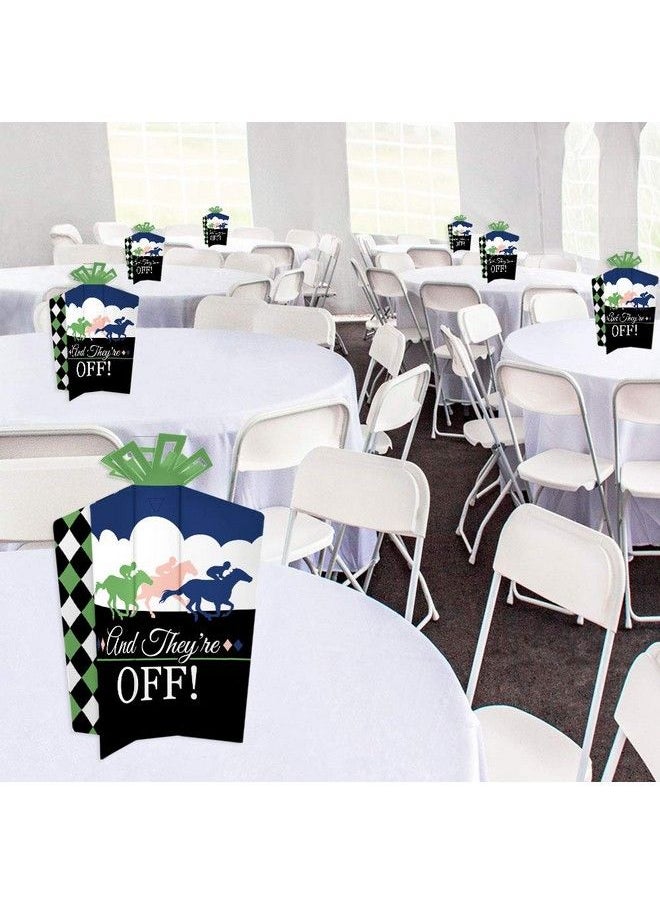 Big Dot of Happiness Kentucky Horse Derby Table Decorations Horse Race Party Fold And Flare Centerpieces 10 Count  - Image 5