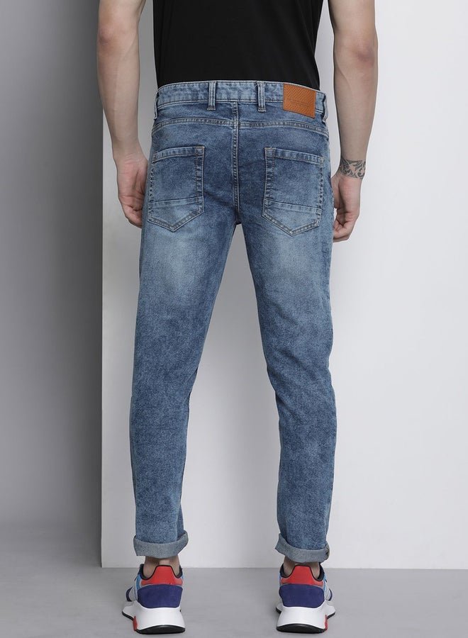 The Indian Garage Co Men Mid Rise Slim Fit Stretchable Jeans - Image 3