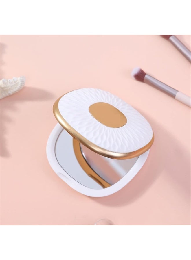 مرآة مكياج مزدوجة الجوانب، مكبرة، محمولة، قابلة للطي - Image 4