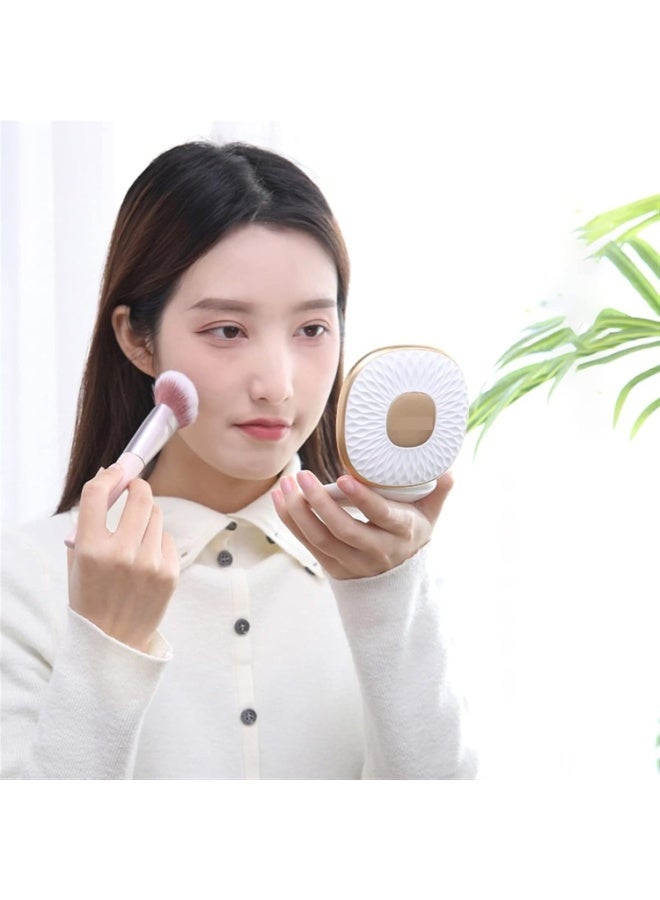 مرآة مكياج مزدوجة الجوانب، مكبرة، محمولة، قابلة للطي - Image 3