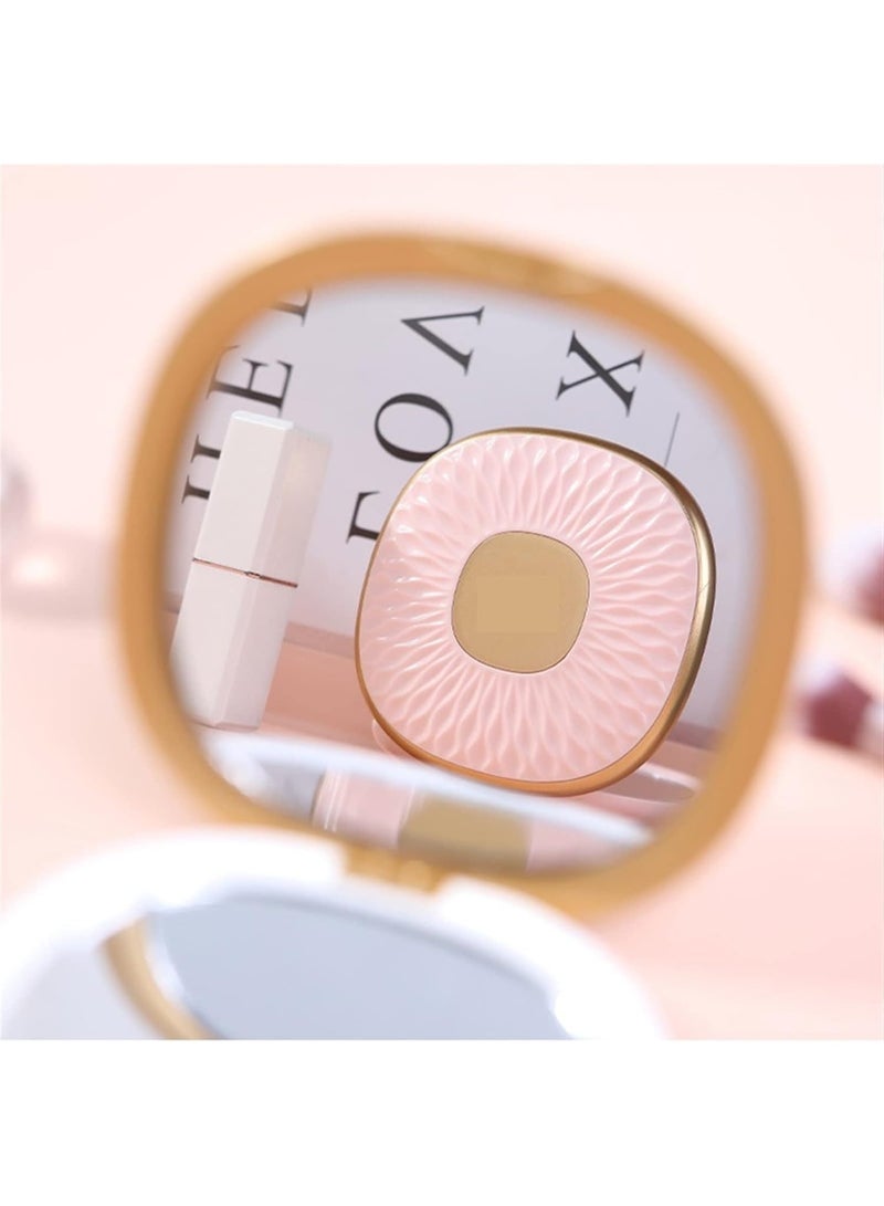 مرآة مكياج مزدوجة الجوانب، مكبرة، محمولة، قابلة للطي - Image 5