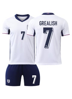 2024 European Cup England Football Jersey Two-piece Set No. 7