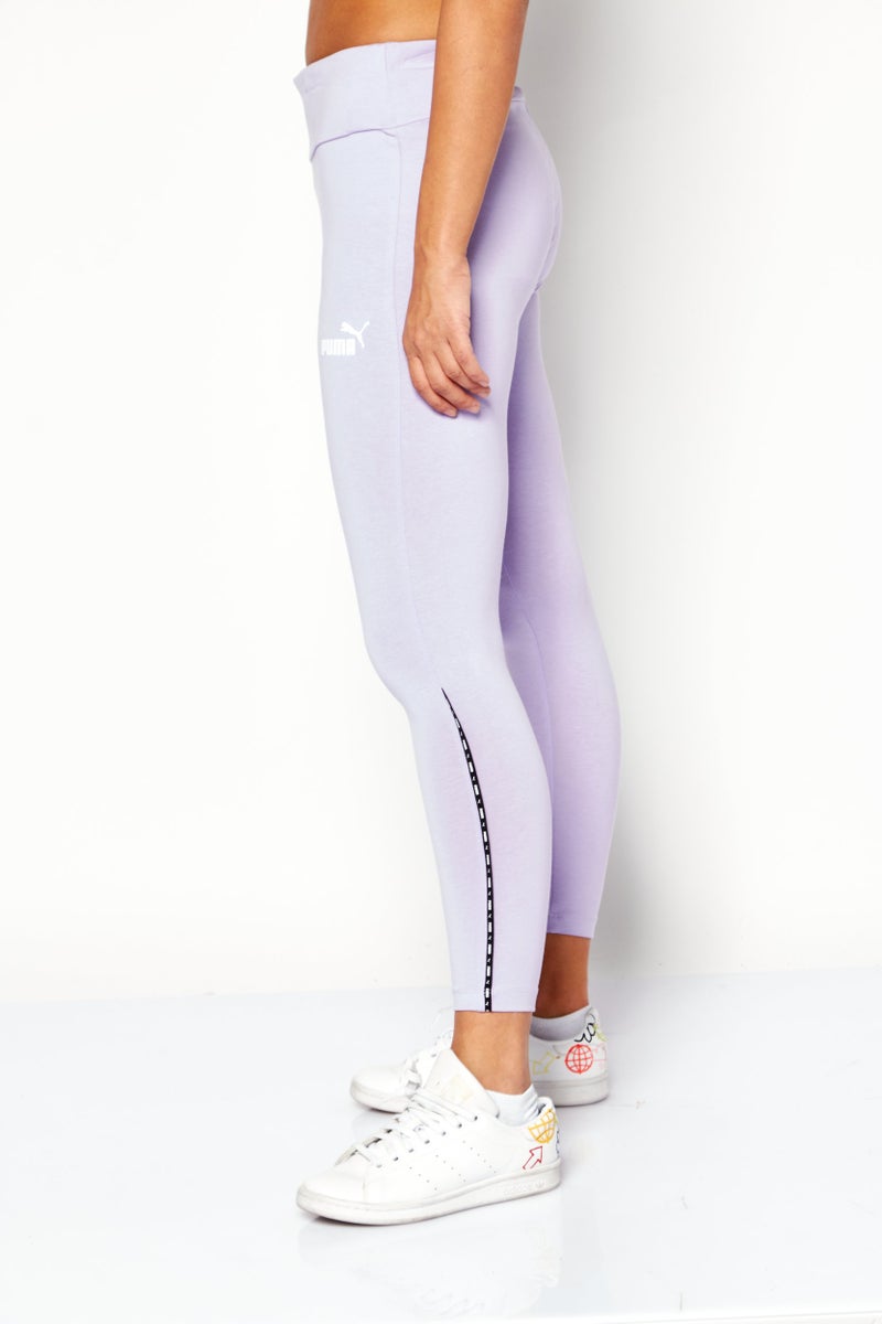PUMA Women Sportswear Fit Training Leggings, Lavender - Image 4