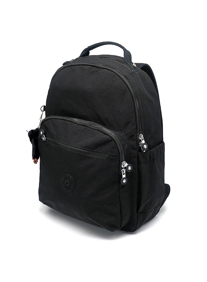 KIPLING KIPLING Seoul College School Large Backpack with Separate Laptop Compartment True Black - Image 2