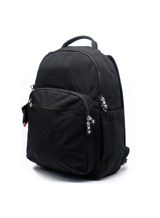KIPLING KIPLING Seoul College School Large Backpack with Separate Laptop Compartment True Black - Image 1