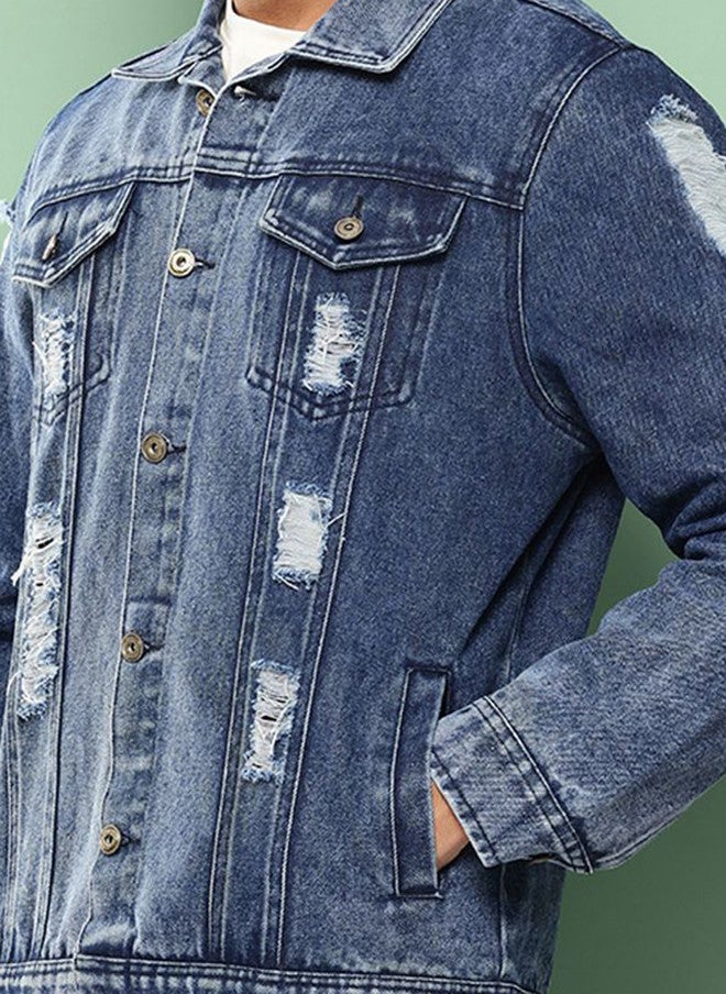 Kaali Peeli Washed Outdoor Denim Jacket - Image 3