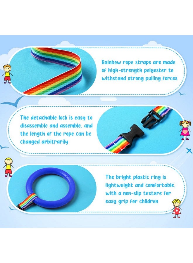 Tatuo 12 Set Toddlers Walking Rope for Preschool Toddlers Detachable Transition Rope Safety Daycare Rope for Preschool Daycare Kindergarten School Kids Outdoor Supplies (Blue) - Image 3