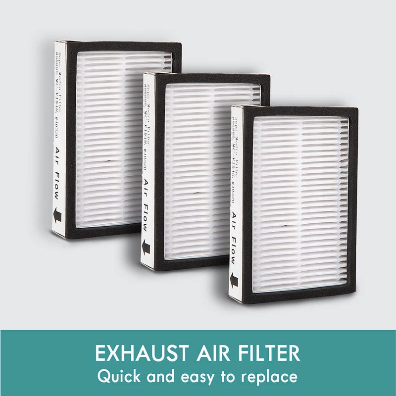 Kenmore K3040 HEPA Replacement Filter for 200  400 Series Canister Vacuum Cleaners 81214 81414 BC2005 BC3005 BC3002 BC4002 Pack of 3 - Image 2