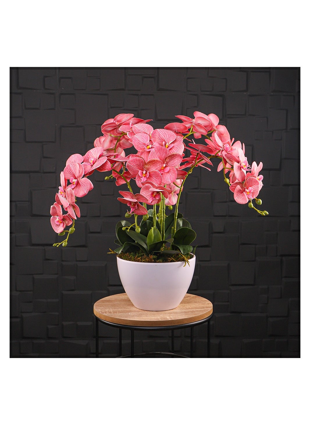 Yatai Artificial Flower Arrangements with Vase | Multi Flowers Arrangements for Home Office Decorations | Beautiful Real Look Artificial Flowers 