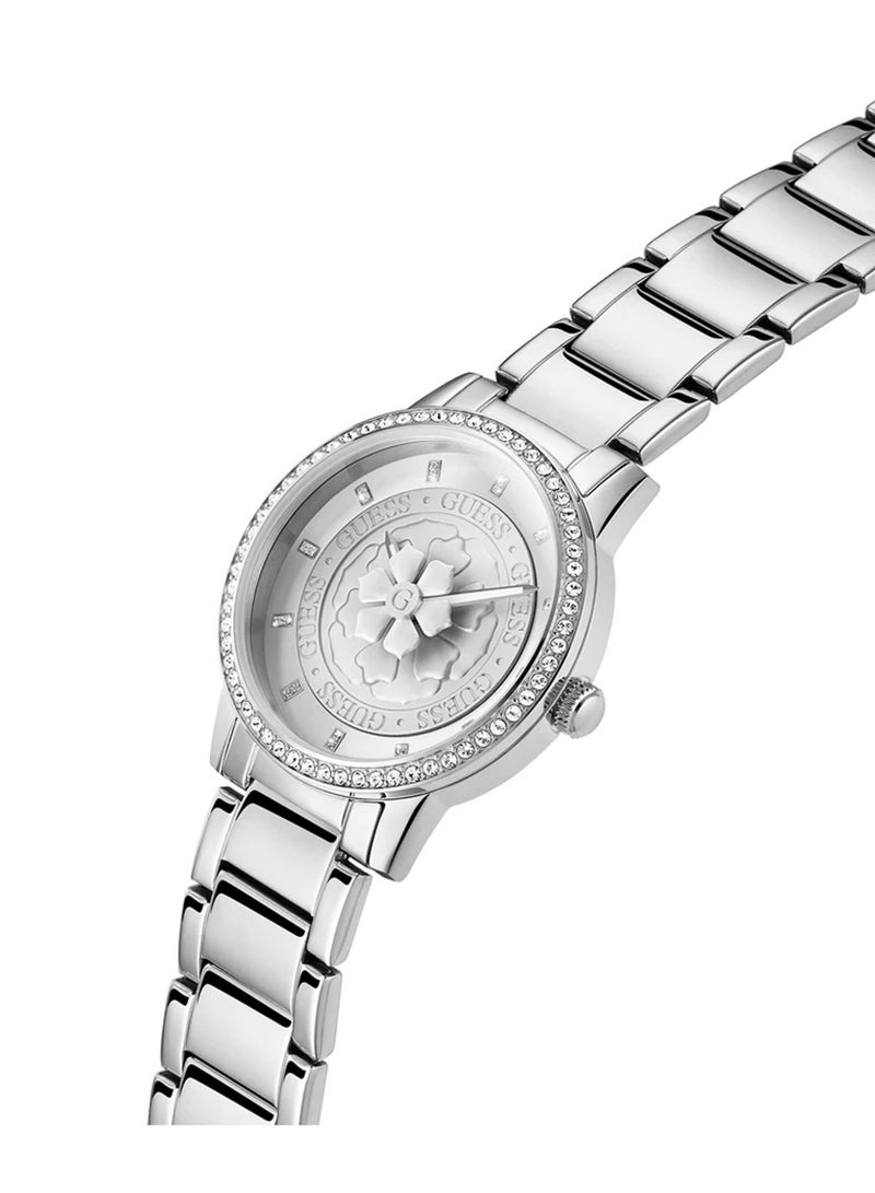 GUESS Women's Analog Quartz Silver Stainless Steel Watch GW0747L1 - 36mm - Image 2