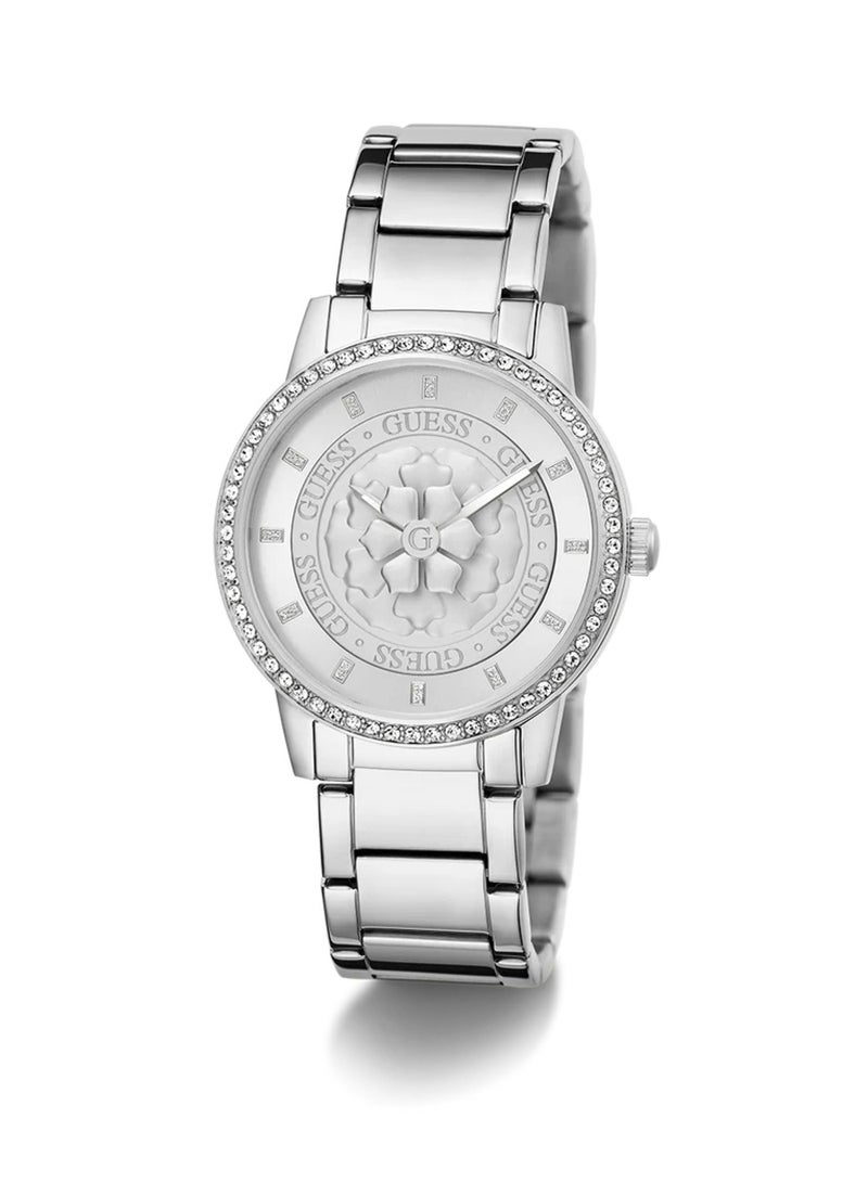 GUESS Women's Analog Quartz Silver Stainless Steel Watch GW0747L1 - 36mm - Image 5
