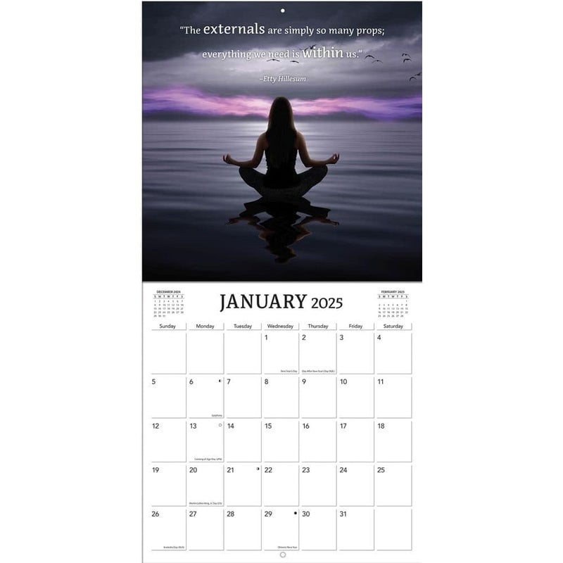 Turner Licensing TURNER PHOTOGRAPHIC Zen 12x12 Photo Wall Calendar (25998940060) - Image 3