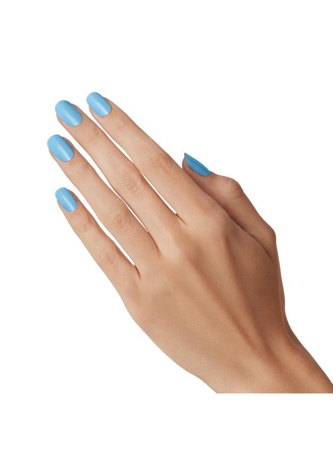 DASHING DIVA Glaze Mani Pedi Kit - The Bitesize Blue Glaze - Comes With Led Nail Lamp - Long Lasting, Semicured Gel Nail Strips For Toes & Hands - Image 1