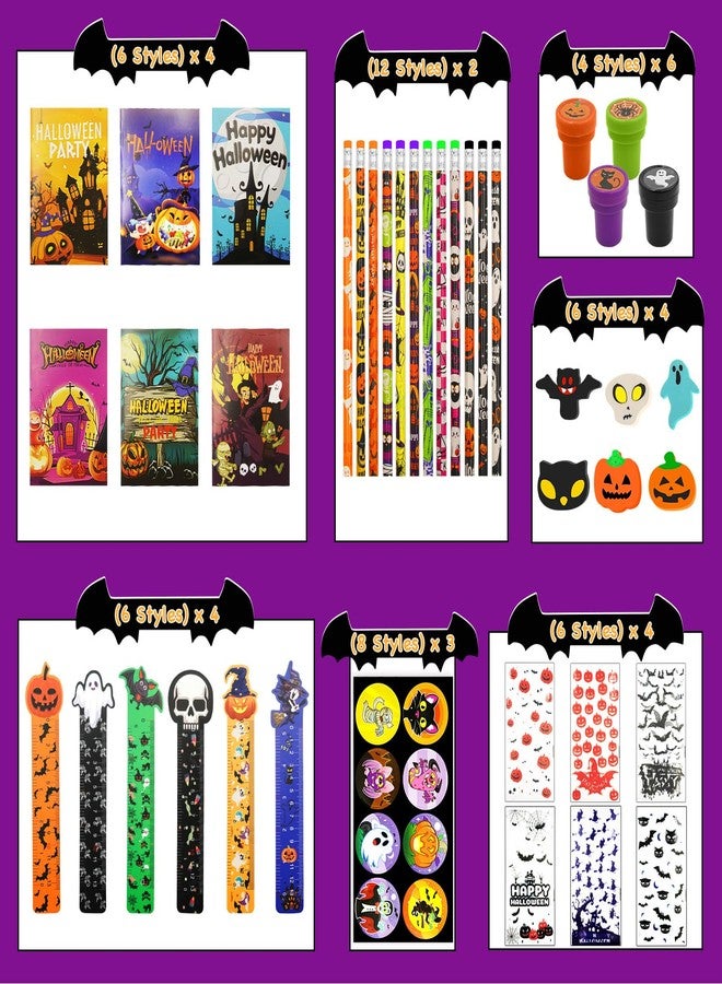 VKTEN 24 Pack Halloween Party Favors for Kids-Prefilled Mesh Treat Bags with Toys, Gift Tags & Twine-Trick or Treat Goodie Bag Fillers, Classroom Prizes & Exchange Gifts - Image 2