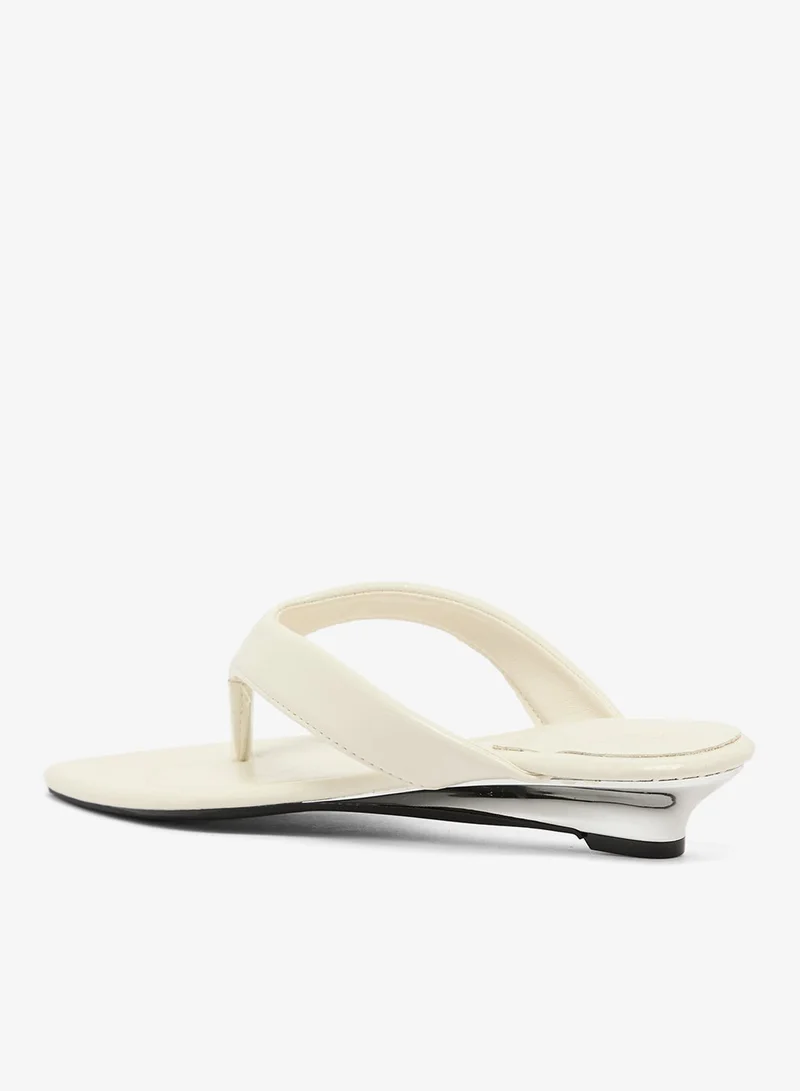 Ginger Thong Pointed Toe Flat Sandals