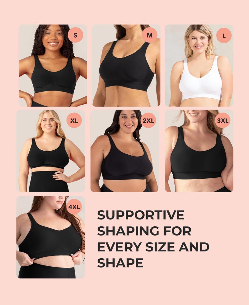 SHAPERMINT Wireless Bras for Women No Underwire â€“ Small to Plus Size Bralettes with Support and Natural Lift - Image 4