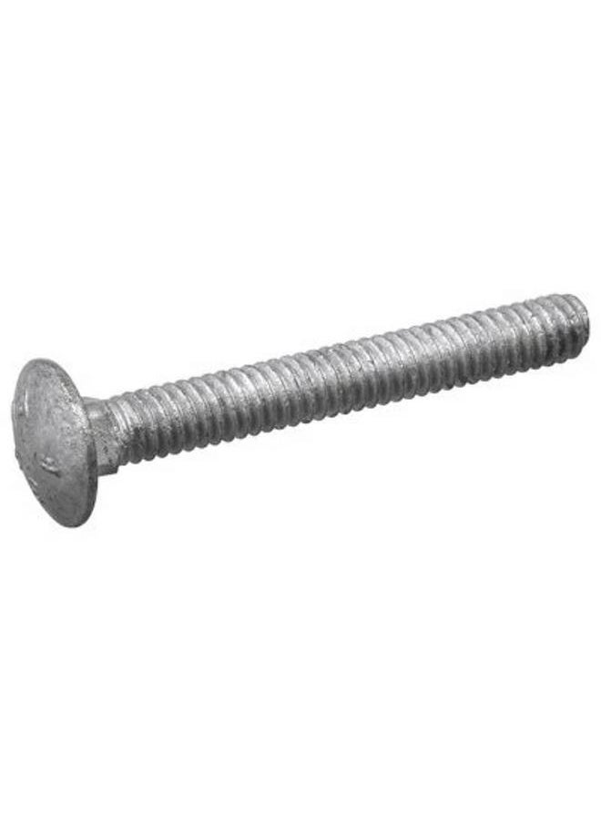 Hillman 5-Piece Zinc Plated Steel Round Head Square Neck Coarse Thread Carriage Bolt Silver 5/16-18 x 5.5inch 240123 