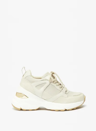 Flora Bella By Shoexpress Womens Paneled Lace Up Sneakers