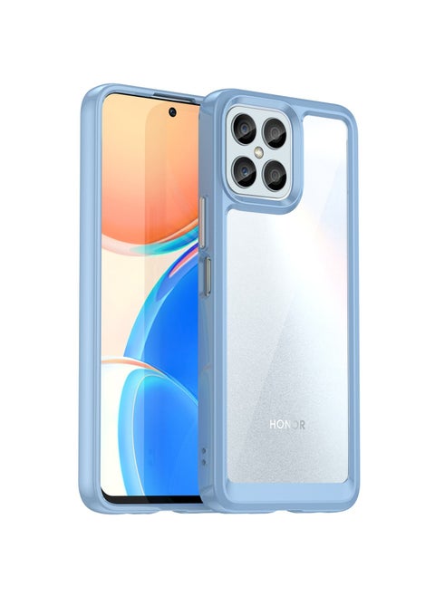 حافظة هاتف لهاتف Honor X8 باللون الأزرق الفاتح