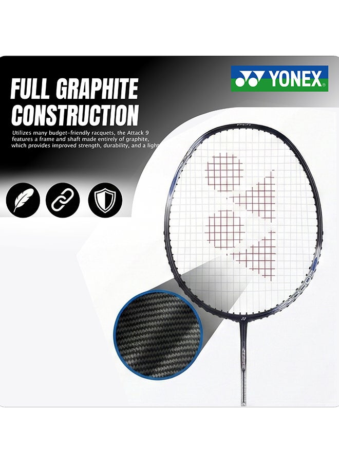 Yonex Astrox Attack 9 Graphite Badminton Racquet with Full Cover – Lightweight Performance Racket with Head-Heavy Balance, Power Smash Frame for Intermediate and Advanced Players - Image 3