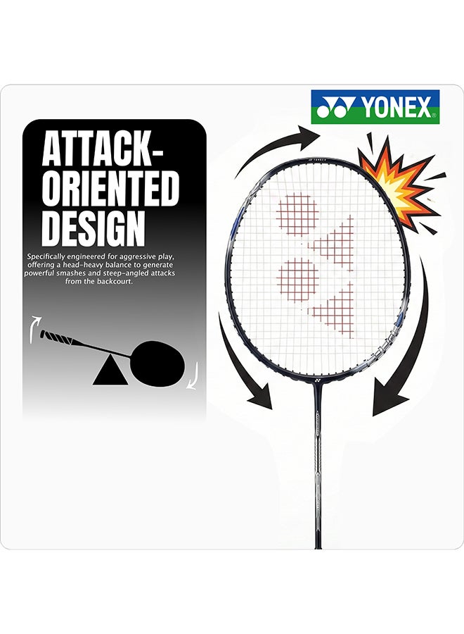 Yonex Astrox Attack 9 Graphite Badminton Racquet with Full Cover – Lightweight Performance Racket with Head-Heavy Balance, Power Smash Frame for Intermediate and Advanced Players - Image 2