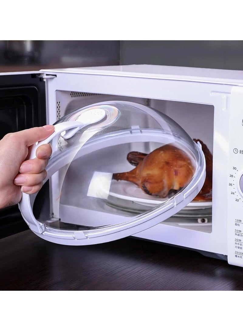 Microwave Cover, Microwave Oven Food Cover Food lid with Handle Heat Resistant Lid for Microwave Food Kitchen Accessories - Image 3