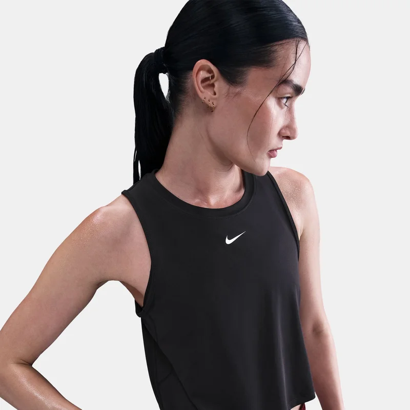 Nike Black Women's One Classic Dri-FIT Crop Top for Women | Best Price UAE