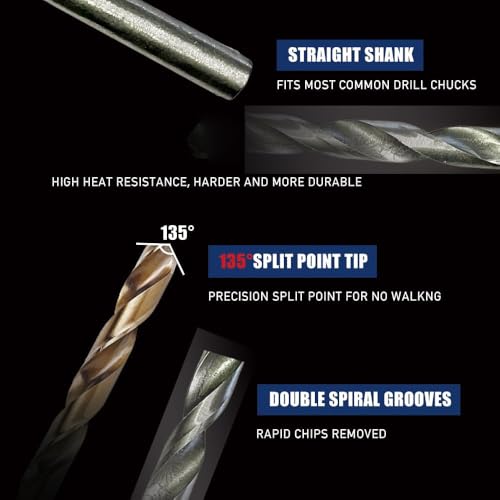 Inditrust DM 13 Piece HSS Drill Bit Set for Metal, Wood & Plastic | High Speed Steel Twist Drill Bits Kit for Electric Drill Machine | Precision Cutting Heavy Duty Drill Bits (Without Box) - Image 4
