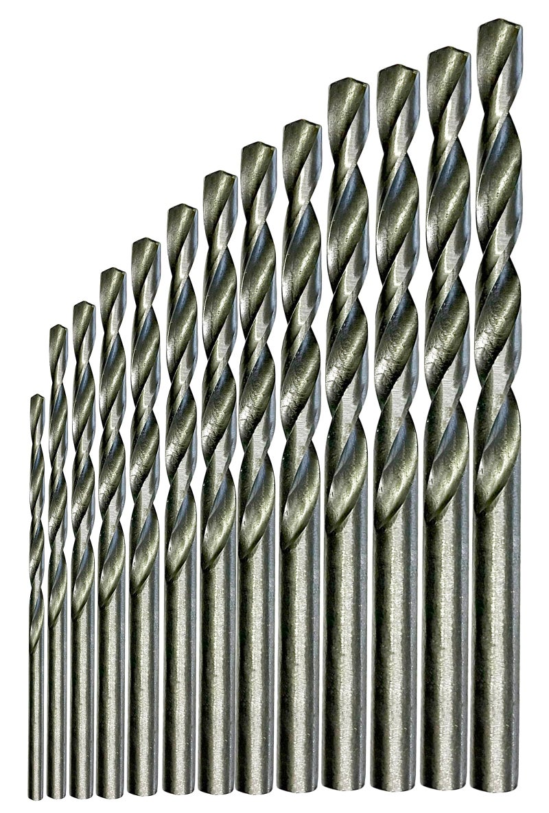 Inditrust DM 13 Piece HSS Drill Bit Set for Metal, Wood & Plastic | High Speed Steel Twist Drill Bits Kit for Electric Drill Machine | Precision Cutting Heavy Duty Drill Bits (Without Box) - Image 1