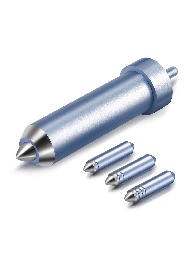 Excefore 3 in 1 Foil Transfer Kit, Foil Transfer Tool Replacement, Suitable for Maker /3, Explore, Explore One & Explore Air 2/3, Including Fine, Medium, Bold Blades (Blue) - Image 1