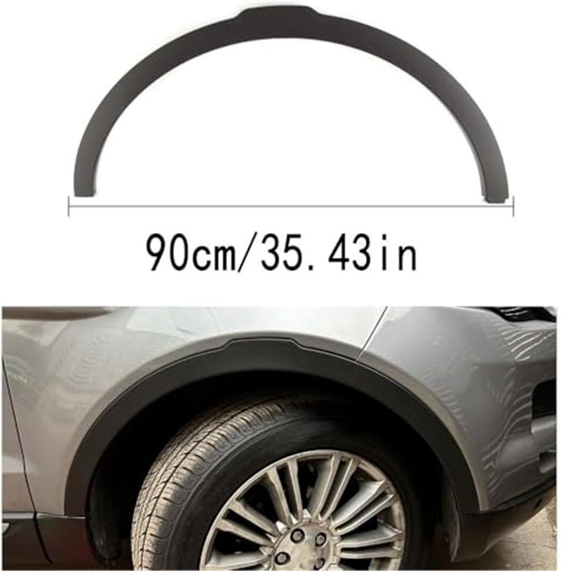 Wivplex Car Front Wheel Arch Moulding Fender Flares - Image 2