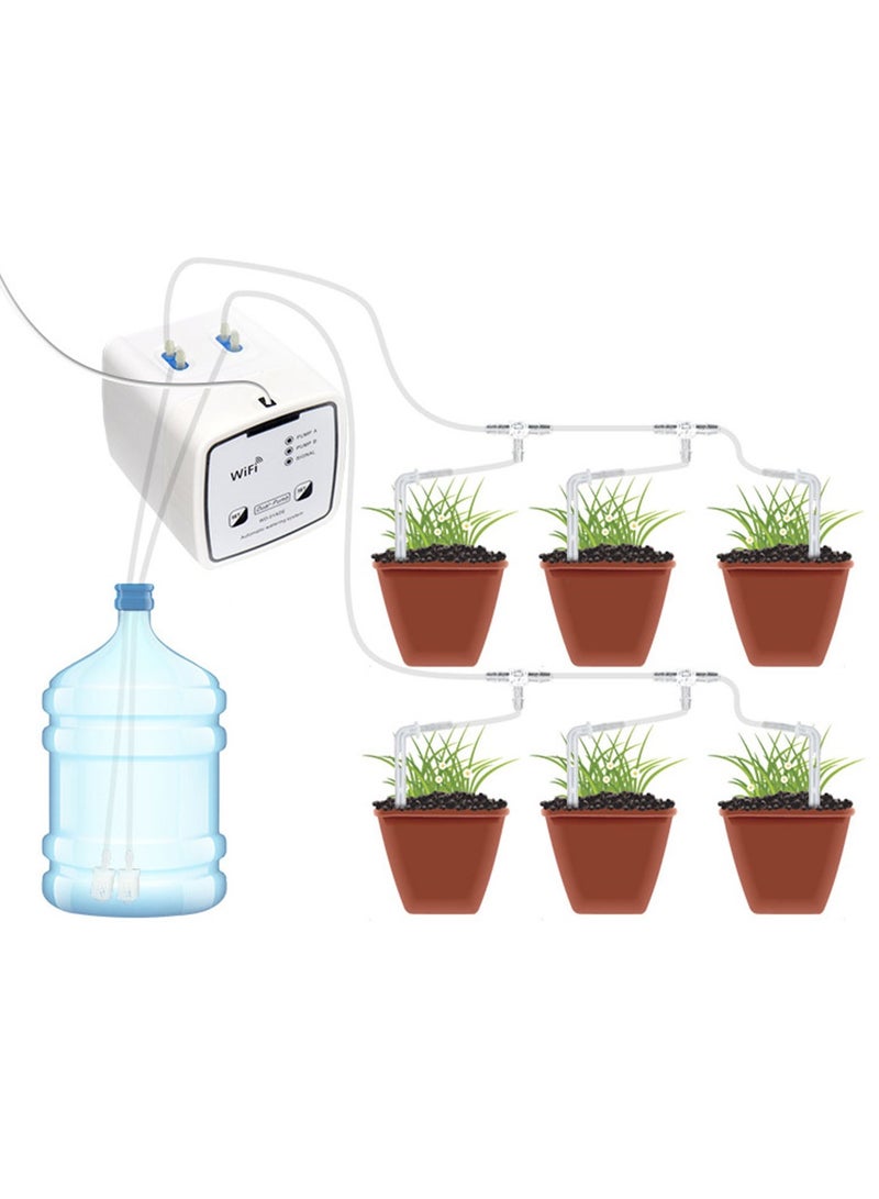 Generic Smart Wi-Fi Automatic Irrigation System with Timer, Dual Pumps & Accessories – Remote App Control for Indoor & Outdoor Plants  - Image 4