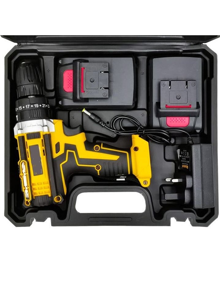 Premium Quality 21V Cordless Impact Cordless Screwdriver Drill Machine and Tool Kit With 2 Li-ion Rechargeable Battery 1500 MAh  - Image 5