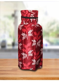 KANUSHI KANUSHI Industries Washable Cotton 1 Piece Lpg Gas Cylinder Cover1 Pc Microwave Cover1 Pc Handle Cover CYLMicro1HandleMaroonSmallLEVS  - Image 3