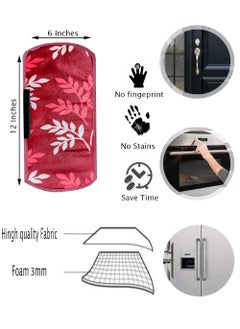 KANUSHI KANUSHI Industries Washable Cotton 1 Piece Lpg Gas Cylinder Cover1 Pc Microwave Cover1 Pc Handle Cover CYLMicro1HandleMaroonSmallLEVS  - Image 5