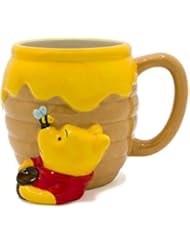 Silver Buffalo WTP3063D Winnie the Pooh Honey Pot Ceramic 3D Sculpted Mug, 23-ounces, Brown - Image 1