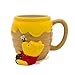 Silver Buffalo WTP3063D Winnie the Pooh Honey Pot Ceramic 3D Sculpted Mug, 23-ounces, Brown - Image 2