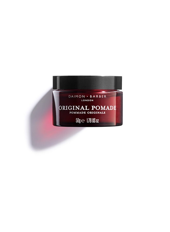 Daimon Barber Original Pomade 50g – Classic High-Shine Hair Pomade for Strong Hold, Sleek Styling & Pompadour Hairstyles - Image 1