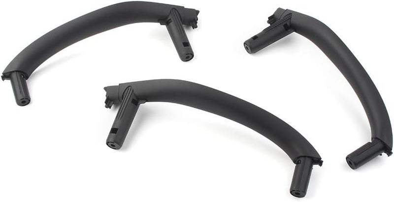 DEMULAX 3PCS RHD Black Car Door Handle Trim Cover for BMW - Image 4